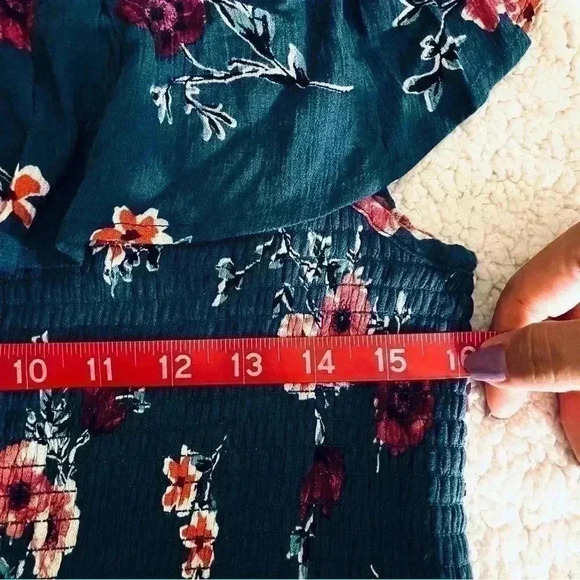 NWT B.O.G. Collective Evergreen Sleeveless Rouge Off Shoulder Peasant Top SizeXL - Picture 12 of 13